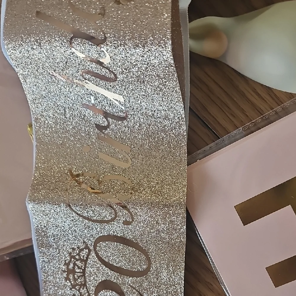 20TH BIRTHDAY Rose Gold Birthday Party Decoration Set